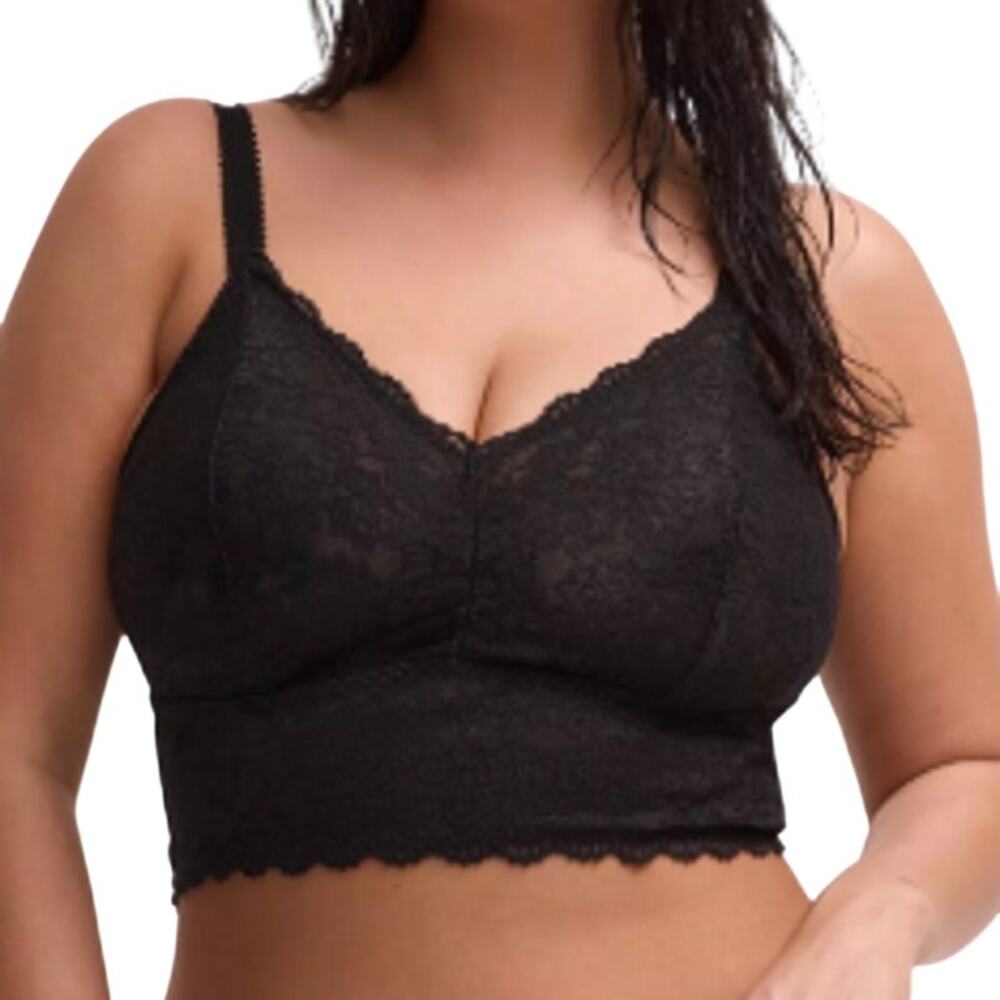Torrid Black Unlined Lace Bralette Plus Size 5X